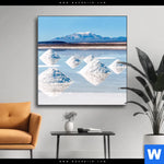 Wechselmotiv Salzlandschaft In Den Anden Quadrat Produktvorschau mit dem Bild Salzlandschaft in den Anden im Format Quadrat.