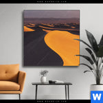 Wechselmotiv Sandduenen Quadrat Produktvorschau mit dem Bild Sanddünen im Format Quadrat.