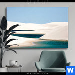 Wechselmotiv Sandduenen Und Seen Querformat Produktvorschau mit dem Bild Sanddünen und Seen im Format Querformat.