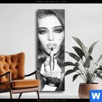 Wechselmotiv Schoener Mittelfinger Schmal Produktvorschau mit dem Bild Schöner Mittelfinger im Format Schmal.