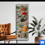 Wechselmotiv Silberloeffel Mit Gewuerzen Schmal Produktvorschau mit dem Bild Silberlöffel mit Gewürzen im Format Schmal.