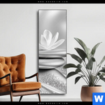 Wechselmotiv Silberne Zen Harmonie Schmal Produktvorschau mit dem Bild Silberne Zen Harmonie im Format Schmal.