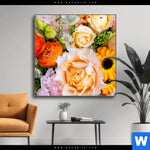 Wechselmotiv Sommerblumen Quadrat Produktvorschau mit dem Bild Sommerblumen im Format Quadrat.