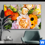 Wechselmotiv Sommerblumen Querformat Produktvorschau mit dem Bild Sommerblumen im Format Querformat.