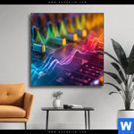 Wechselmotiv Sound Wave Quadrat Produktvorschau mit dem Bild Sound Wave im Format Quadrat.