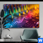 Wechselmotiv Sound Wave Querformat Produktvorschau mit dem Bild Sound Wave im Format Querformat.