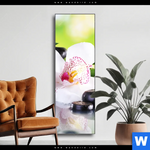 Wechselmotiv Spa Wellness Steine Schmal Produktvorschau mit dem Bild Spa Wellness Steine im Format Schmal.
