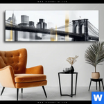 Wechselmotiv Stadt Der Goldenen Traeume Panorama Produktvorschau mit dem Bild Stadt der goldenen Träume im Format Panorama.