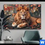 Wechselmotiv Stolzer Blick Des Loewen Querformat Produktvorschau mit dem Bild Stolzer Blick des Löwen im Format Querformat.