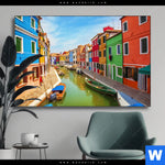 Wechselmotiv Strassen Von Venedig Querformat Produktvorschau mit dem Bild Straßen von Venedig im Format Querformat.