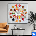 Wechselmotiv Superfoods Im Farbkreis Quadrat Produktvorschau mit dem Bild Superfoods im Farbkreis im Format Quadrat.