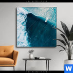 Wechselmotiv Surfer Welle Quadrat Produktvorschau mit dem Bild Surfer Welle im Format Quadrat.