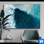 Wechselmotiv Surfer Welle Querformat Produktvorschau mit dem Bild Surfer Welle im Format Querformat.