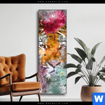 Wechselmotiv Tiger Blumen Schmal Produktvorschau mit dem Bild Tiger & Blumen im Format Schmal.