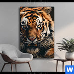 Wechselmotiv Tiger Im Wasser Hochformat Produktvorschau mit dem Bild Tiger im Wasser im Format Hochformat.