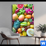 Wechselmotiv Tropische Fruechte Hochformat Produktvorschau mit dem Bild Tropische Früchte im Format Hochformat.