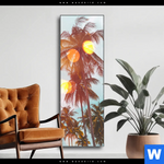 Wechselmotiv Tropische Palmen Schmal Produktvorschau mit dem Bild Tropische Palmen im Format Schmal.