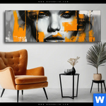 Wechselmotiv Urban Art Gesicht Panorama Produktvorschau mit dem Bild Urban Art Gesicht im Format Panorama.