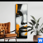 Wechselmotiv Urban Art Gesicht Schmal Produktvorschau mit dem Bild Urban Art Gesicht im Format Schmal.