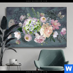 Wechselmotiv Vintage Blumen No 3 Querformat Produktvorschau mit dem Bild Vintage Blumen No. 3 im Format Querformat.