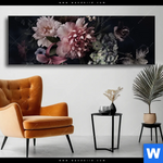 Wechselmotiv Vintage Blumen Panorama Produktvorschau mit dem Bild Vintage Blumen im Format Panorama.