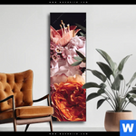 Wechselmotiv Vintage Blumenstrauss Schmal Produktvorschau mit dem Bild Vintage Blumenstrauß im Format Schmal.