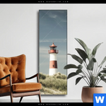 Wechselmotiv Vintage Leuchtturm Schmal Produktvorschau mit dem Bild Vintage Leuchtturm im Format Schmal.