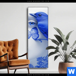 Wechselmotiv Vogelfreunde Schmal Produktvorschau mit dem Bild Vogelfreunde im Format Schmal.