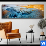 Wechselmotiv Vulkan Island Panorama Produktvorschau mit dem Bild Vulkan Island im Format Panorama.