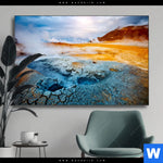 Wechselmotiv Vulkan Island Querformat Produktvorschau mit dem Bild Vulkan Island im Format Querformat.