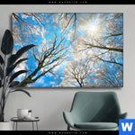 Wechselmotiv Wald Im Winter Querformat Produktvorschau mit dem Bild Wald im Winter im Format Querformat.