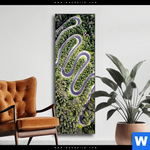 Wechselmotiv Wald Strasse Luftaufnahme Schmal Produktvorschau mit dem Bild Wald & Straße Luftaufnahme im Format Schmal.