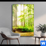 Wechselmotiv Waldpanorama Hochformat Produktvorschau mit dem Bild Waldpanorama im Format Hochformat.