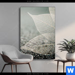 Wechselmotiv Weisse Blaetter Hochformat Produktvorschau mit dem Bild Weiße Blätter im Format Hochformat.