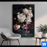 Wechselmotiv Weisse Pfingstrosen Hochformat Produktvorschau mit dem Bild Weiße Pfingstrosen im Format Hochformat.