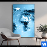 Wechselmotiv Weltkarte Kommunikation Hochformat Produktvorschau mit dem Bild Weltkarte Kommunikation im Format Hochformat.