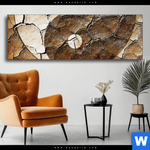 Wechselmotiv Yin Yang Auf Rissiger Erde Panorama Produktvorschau mit dem Bild Yin Yang auf rissiger Erde im Format Panorama.