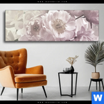 Wechselmotiv Zarte Blumen Panorama Produktvorschau mit dem Bild Zarte Blumen im Format Panorama.