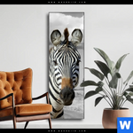 Wechselmotiv Zebra In Afrika Schmal Produktvorschau mit dem Bild Zebra in Afrika im Format Schmal.