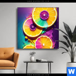 Wechselmotiv Zitronen Neon Farbe Quadrat Produktvorschau mit dem Bild Zitronen Neon Farbe im Format Quadrat.