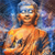 Canvalight® Leuchtbild Buddha in Meditation Panoramahochformat Zoom wandbild.com
