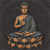 Canvalight® Leuchtbild Goldener Buddha Querformat Zoom wandbild.com