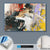 Canvalight® Leuchtbild  Abstrakter Wolf  Querformat Material wandbild.com