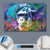 Canvalight® Leuchtbild  Affe Pop Art No.2  Querformat Material wandbild.com