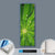 Canvalight® Leuchtbild  Blatt mit Wassertropfen  Panoramahochformat Material wandbild.com