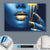 Canvalight® Leuchtbild  Blaue Schönheit  Querformat Material wandbild.com