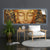 Canvalight® Leuchtbild Buddha & Bambus in Gold Panorama Produktfoto wandbild.com