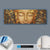 Canvalight® Leuchtbild  Buddha & Bambus in Gold  Panorama Material wandbild.com