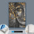 Canvalight® Leuchtbild  Buddha & Bambus Schwarz  Hochformat Material wandbild.com