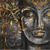 Canvalight® Leuchtbild Buddha & Bambus Schwarz Quadrat Motive wandbild.com